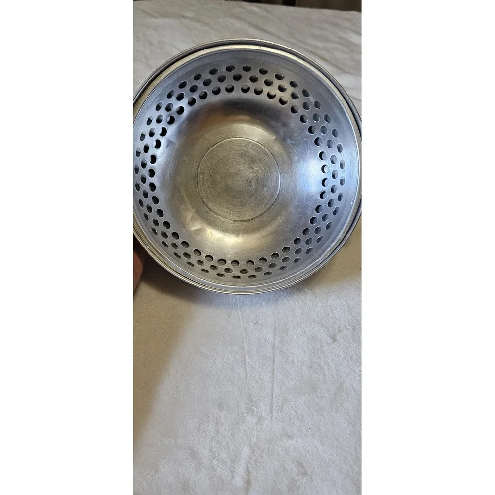 West Bend Aluminum Serving Bun Oven 3 Piece Vintage Stovetop Warmer